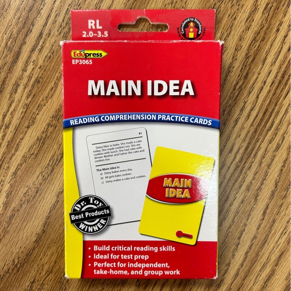 Reading Skill Practice Flashcards - Picture 2 of 10